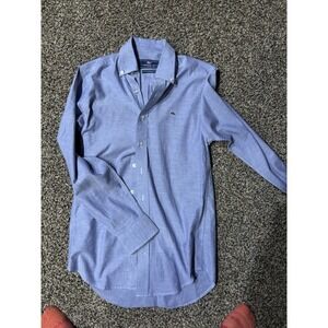VINEYARD VINES Slim Fit Whale Shirt 100% Cotton XS Long Sleeve Button Up Oxford